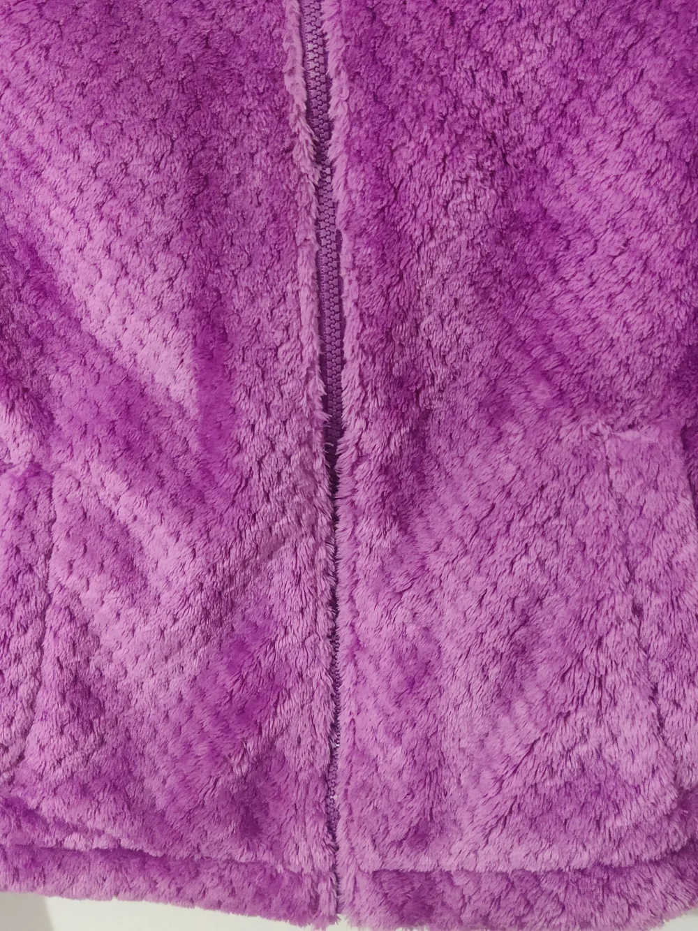 Columbia Girls' Purple Plush Zip-Up Jacket